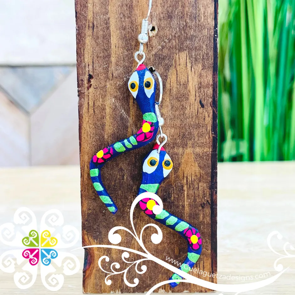 Snake Alebrije - Artisan Earrings