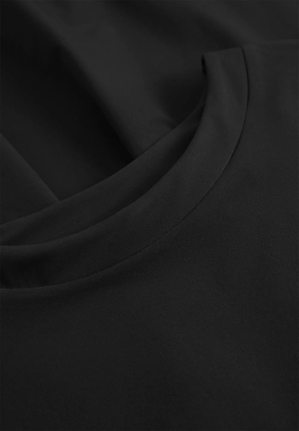 Soft Woven Track Pullover Stroll - black