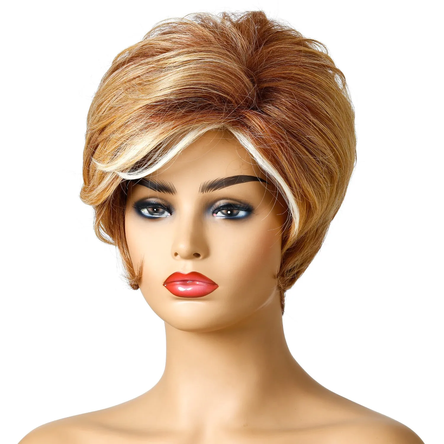 Sole Mate | Blonde Short Pixie Cut Wavy Synthetic Hair Wig
