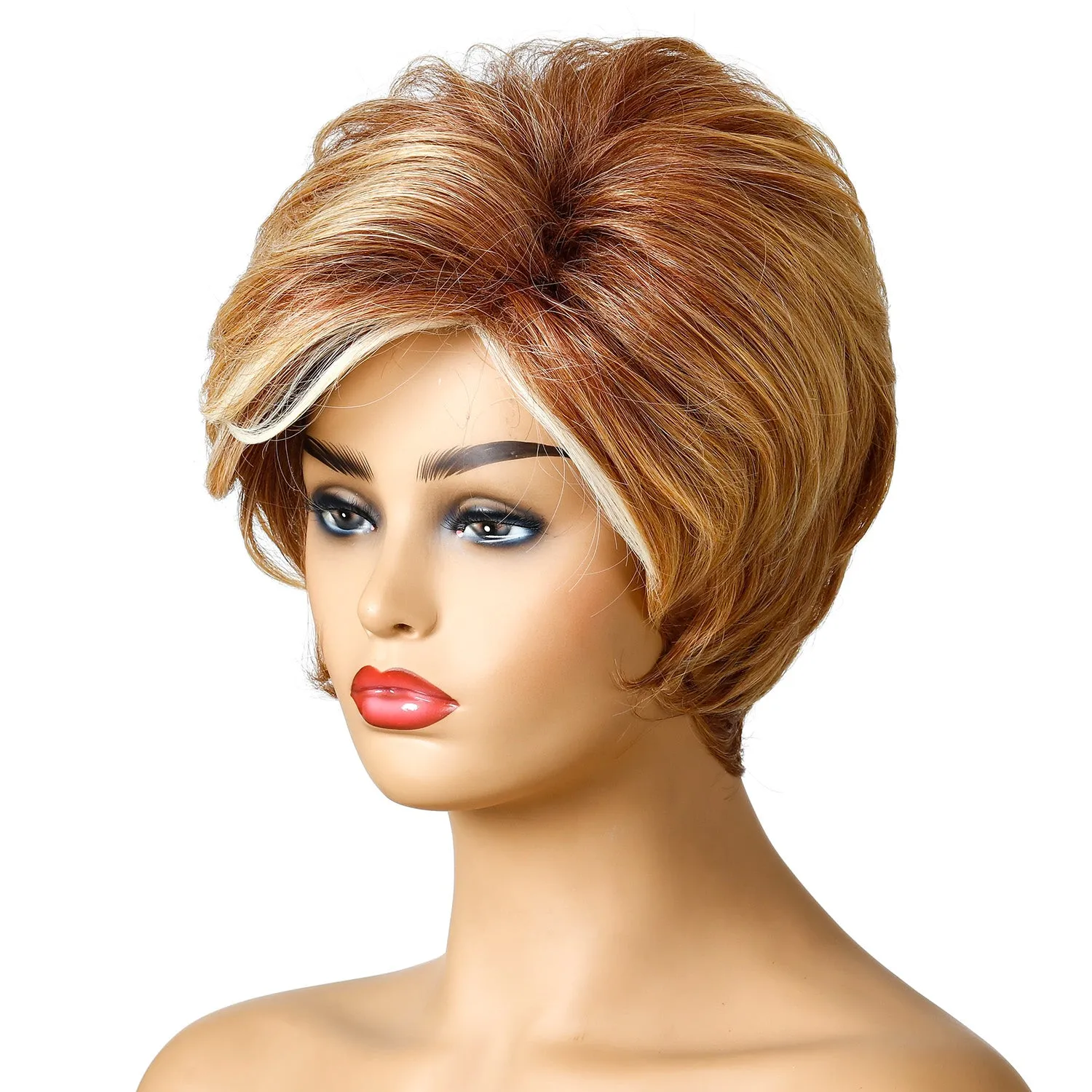 Sole Mate | Blonde Short Pixie Cut Wavy Synthetic Hair Wig