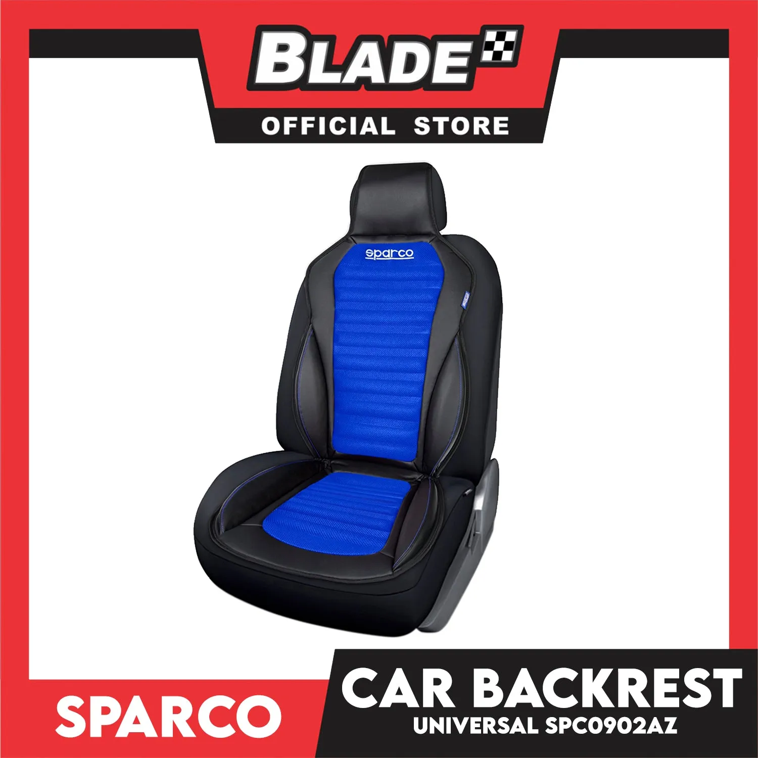 Sparco Racing Backrest SPC0902AZ (Black/Blue)