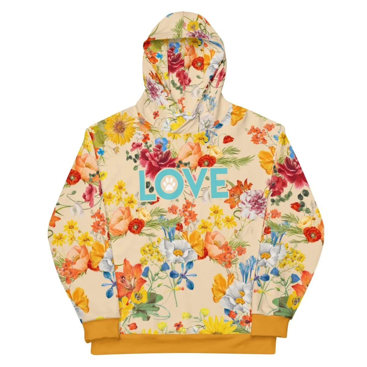 Spring Flowers Dog Mom Hoodie