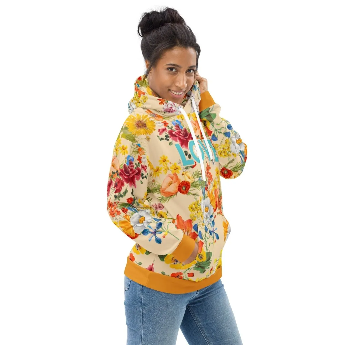 Spring Flowers Dog Mom Hoodie