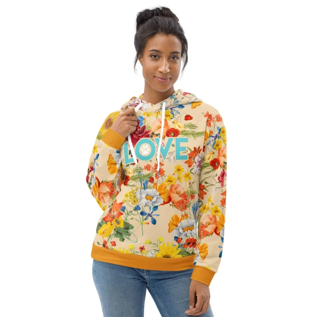 Spring Flowers Dog Mom Hoodie