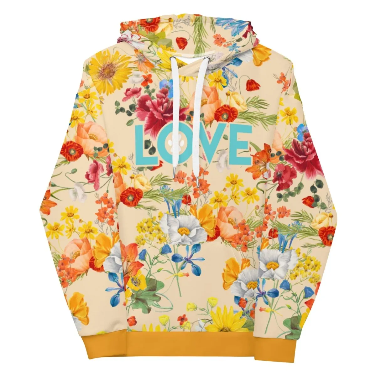 Spring Flowers Dog Mom Hoodie