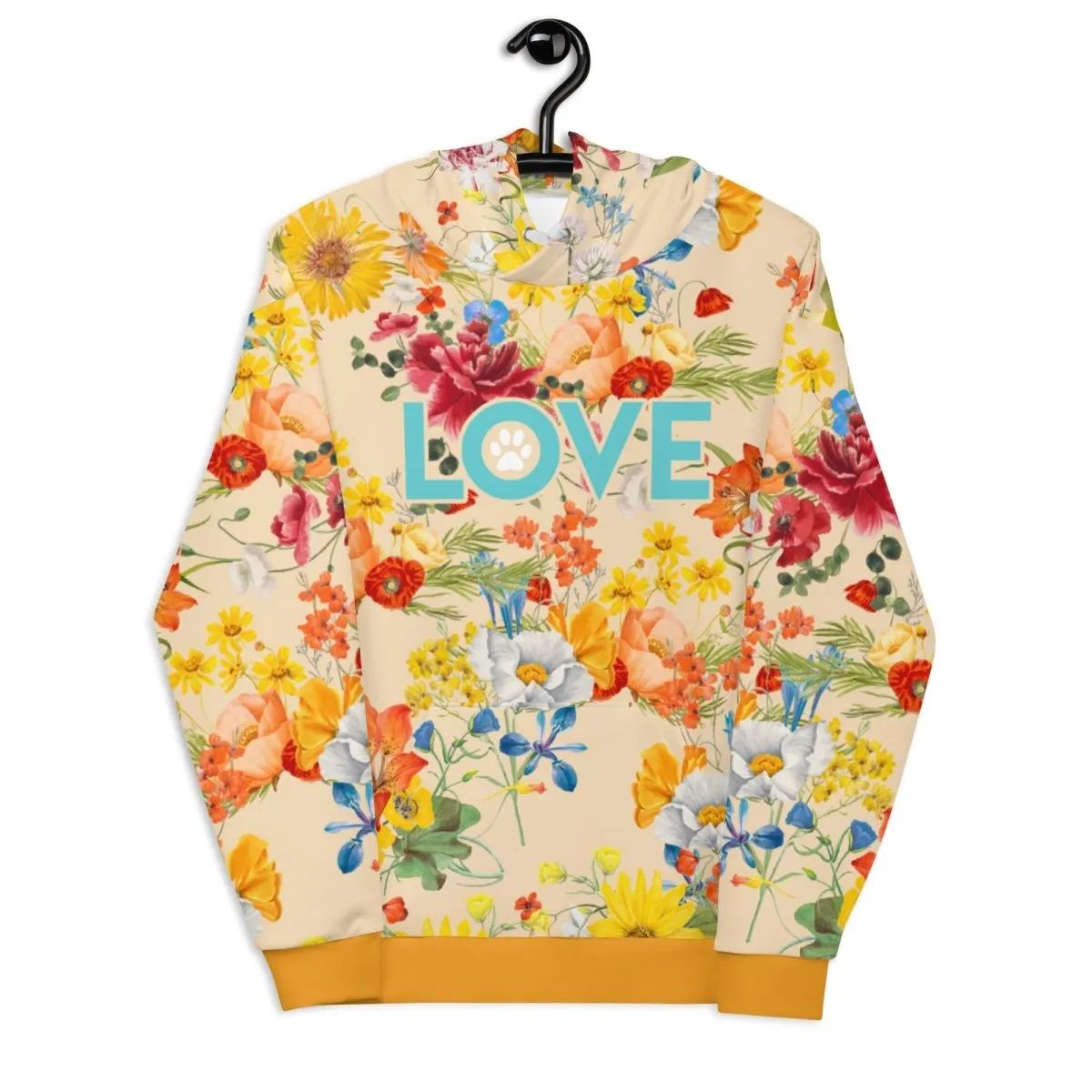 Spring Flowers Dog Mom Hoodie