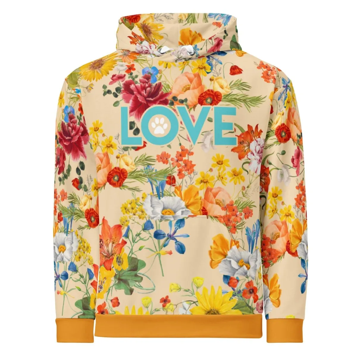 Spring Flowers Dog Mom Hoodie