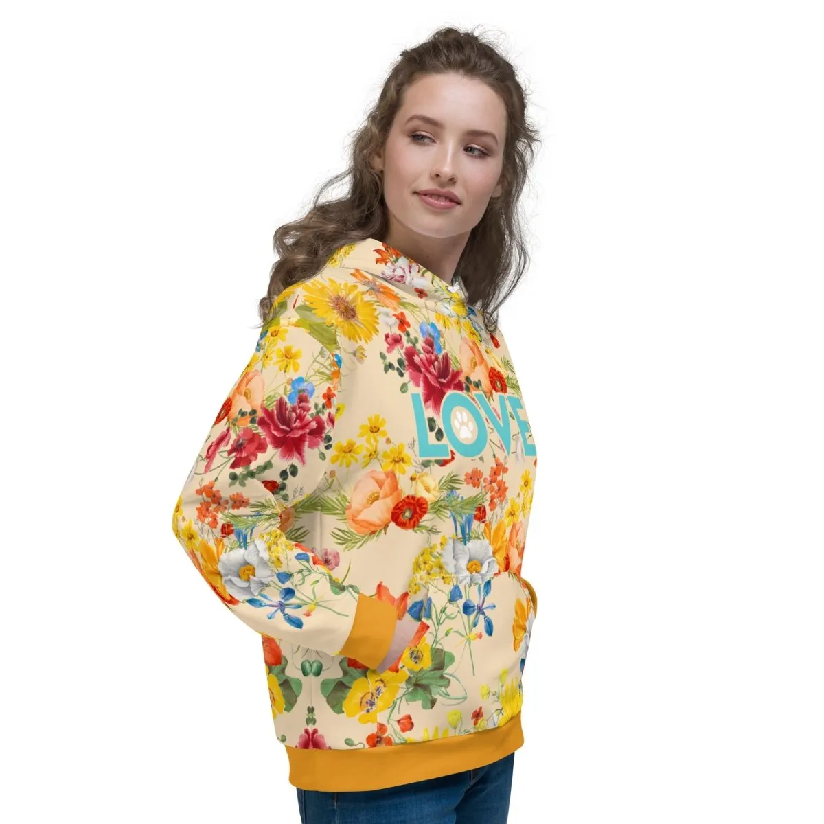 Spring Flowers Dog Mom Hoodie