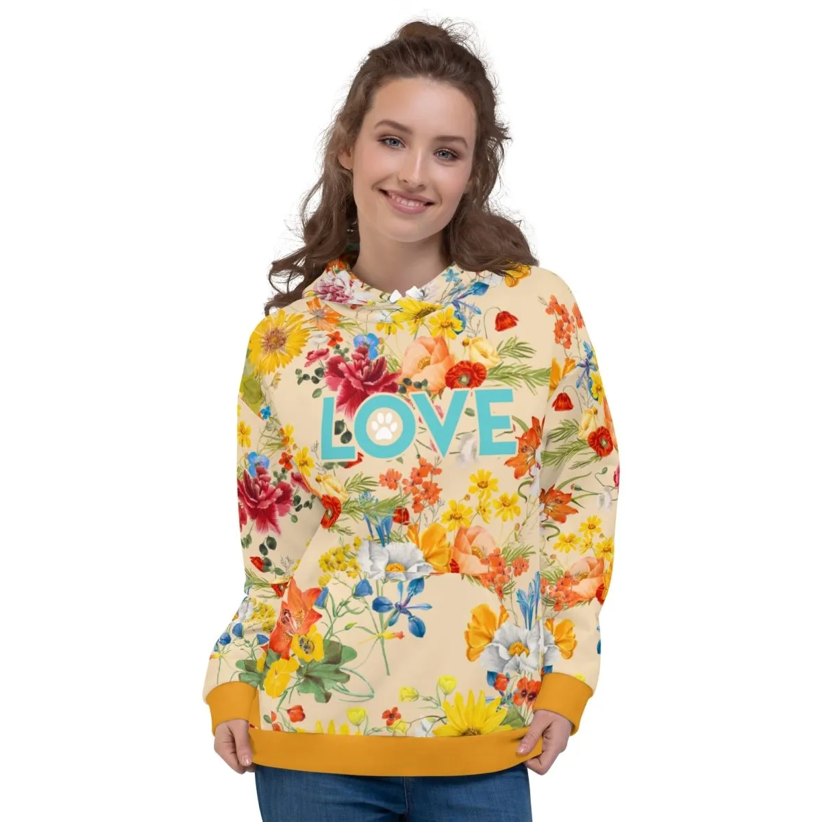 Spring Flowers Dog Mom Hoodie