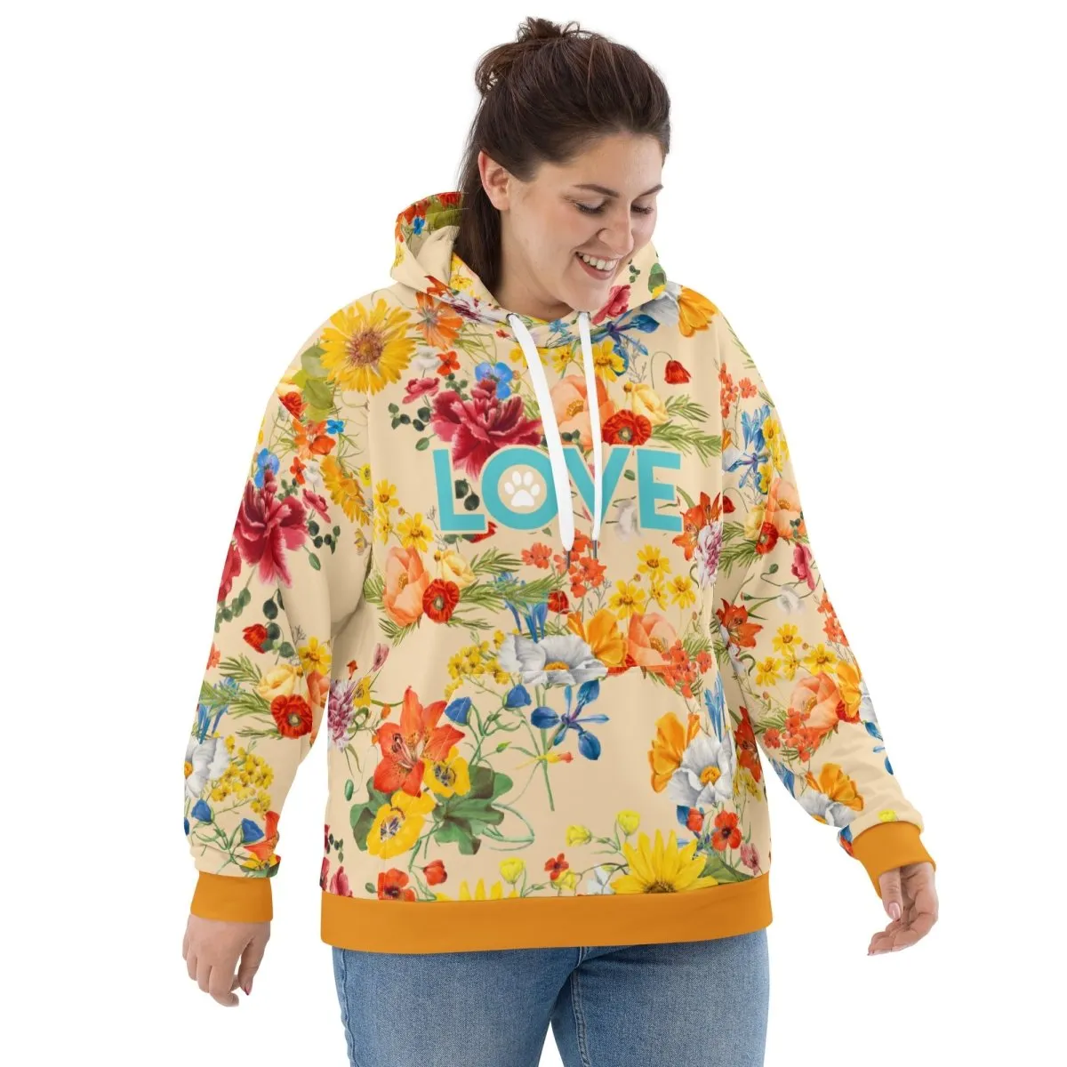 Spring Flowers Dog Mom Hoodie