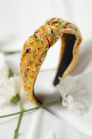 Sprinkle Beaded Twist Knot Headband