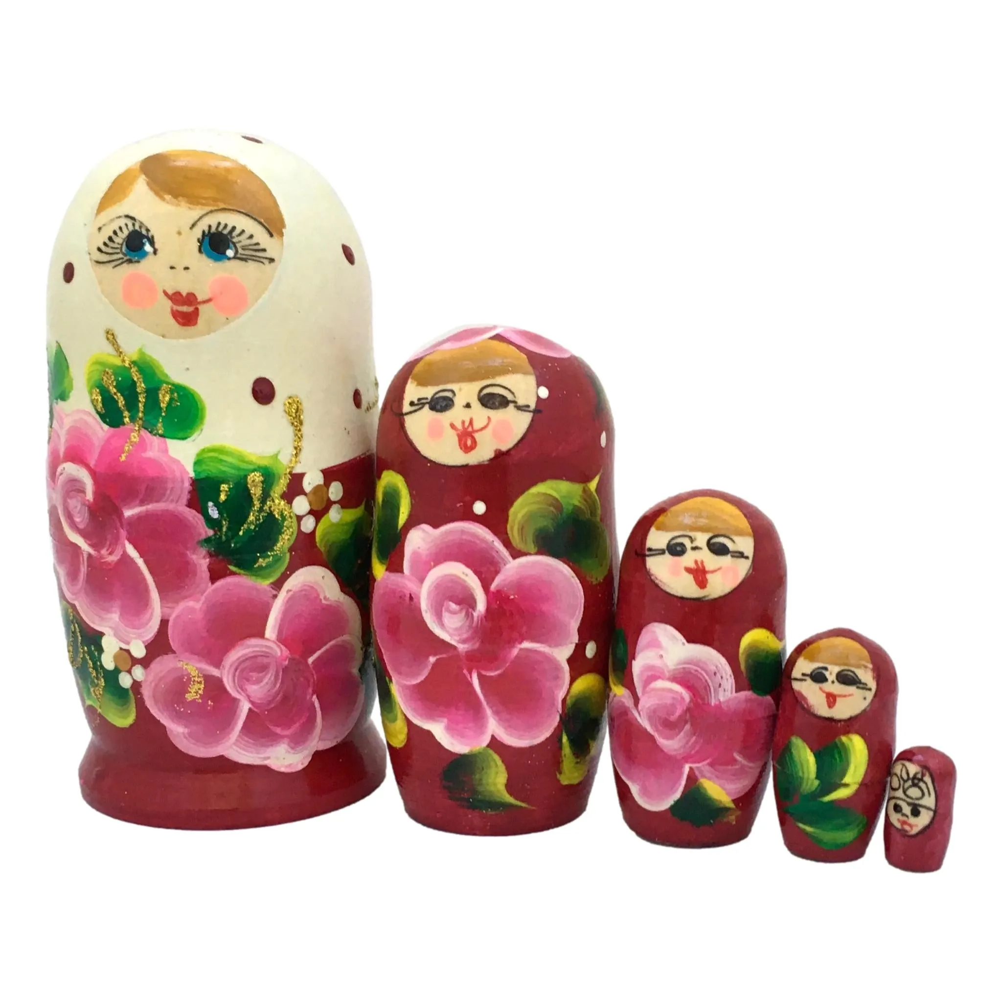 Stacking Dolls for Kids Traditional Wooden Toy