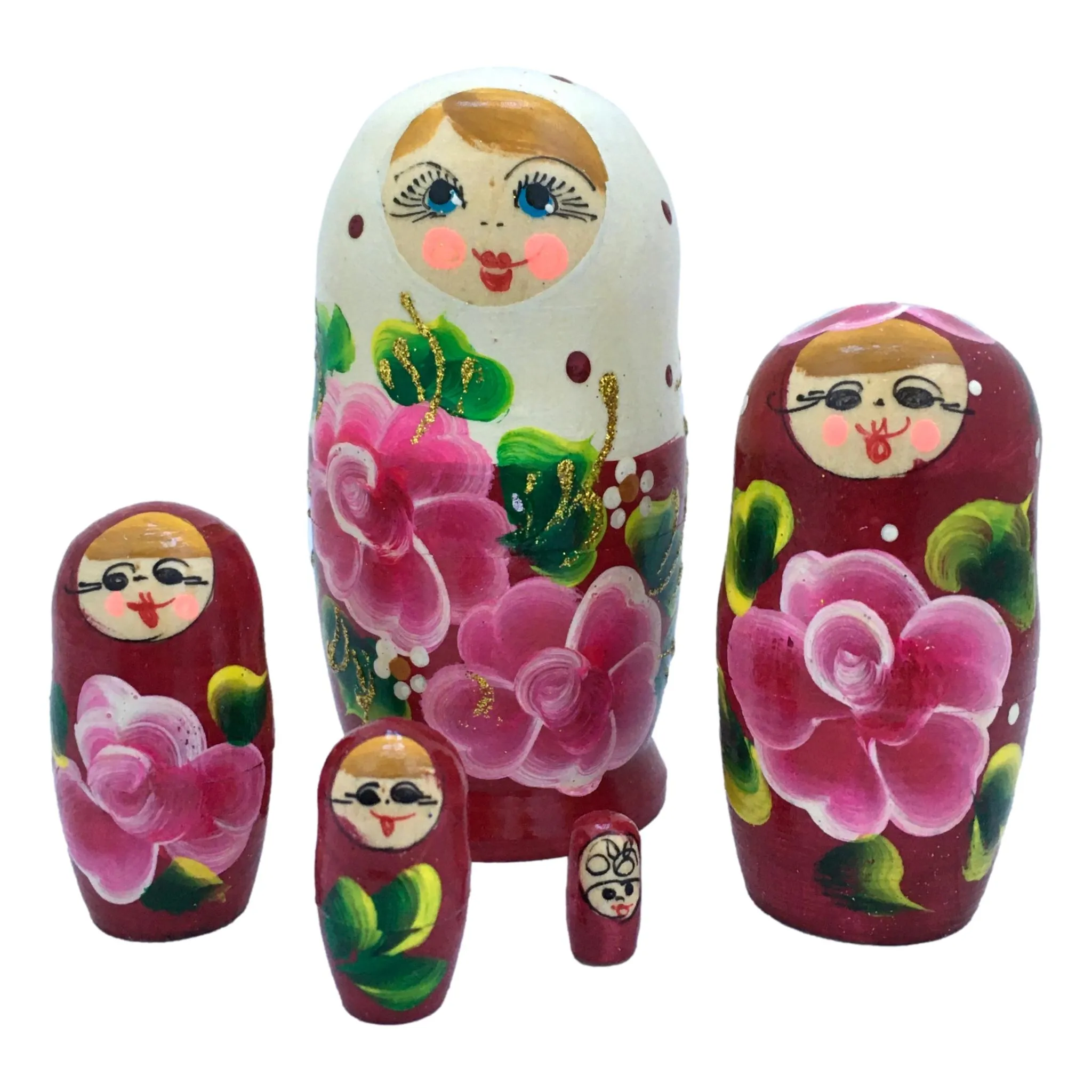 Stacking Dolls for Kids Traditional Wooden Toy