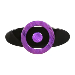 Sun Large Purple Hair Clip