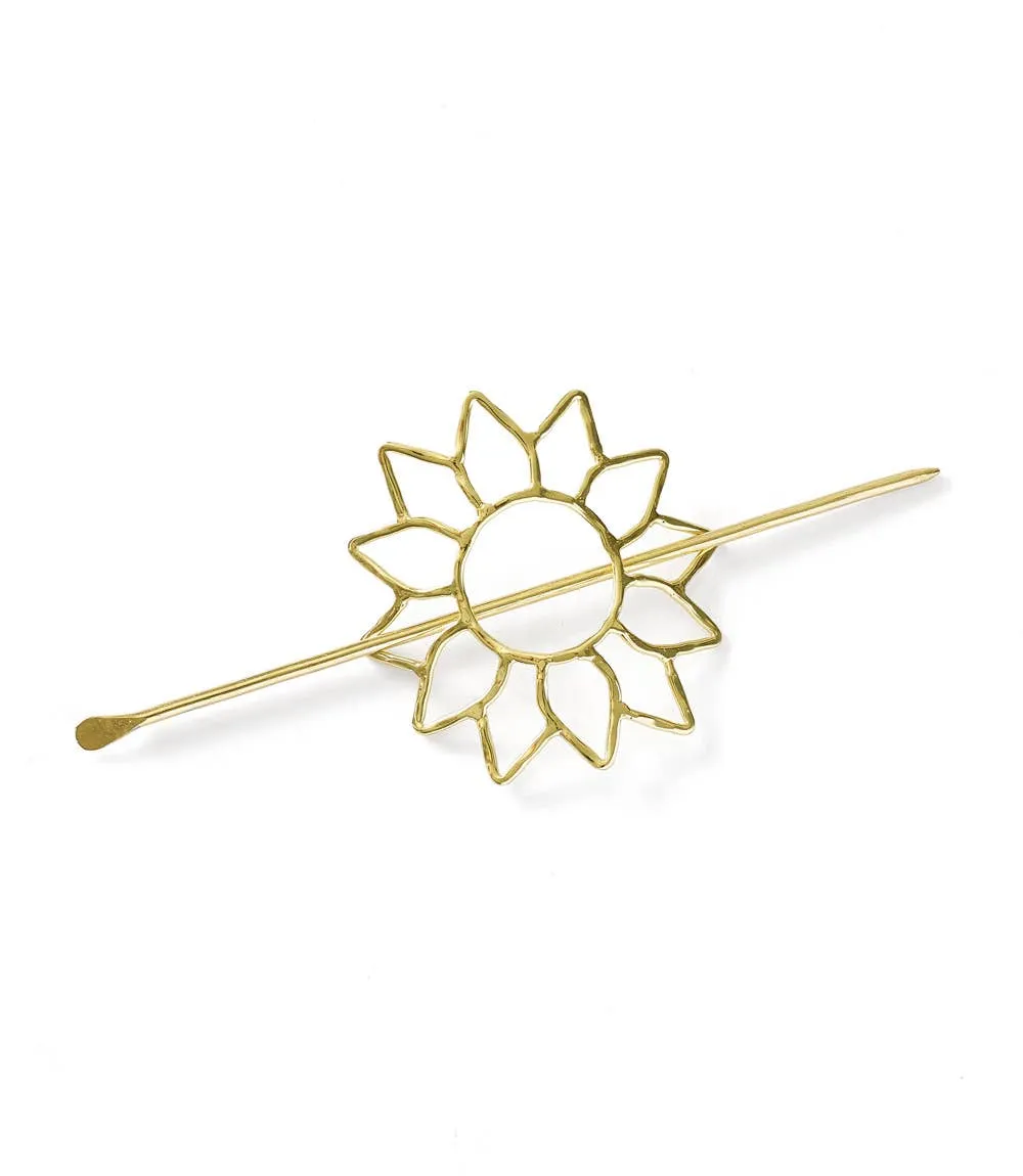 Sunflower Hair Pin