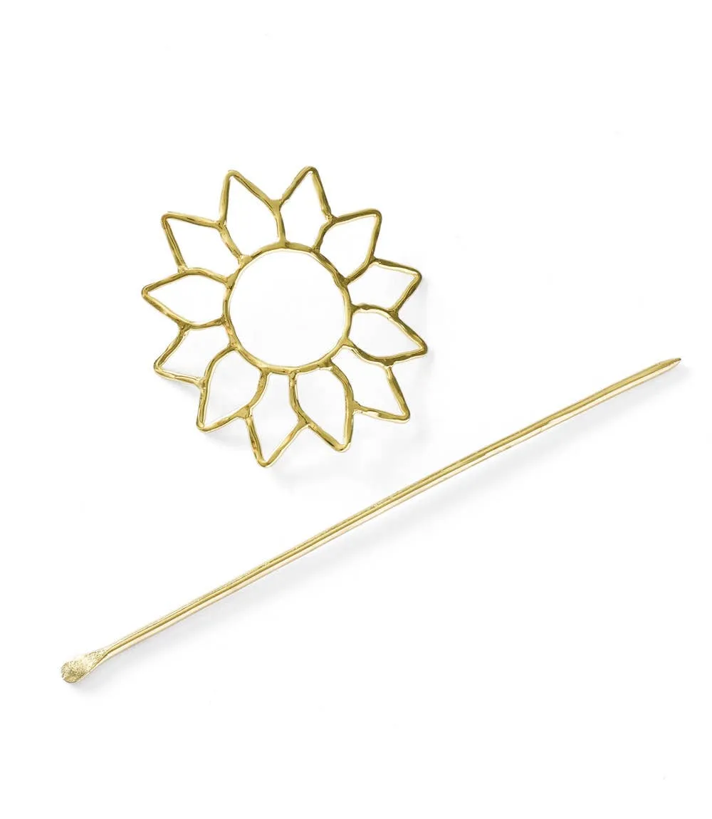 Sunflower Hair Pin