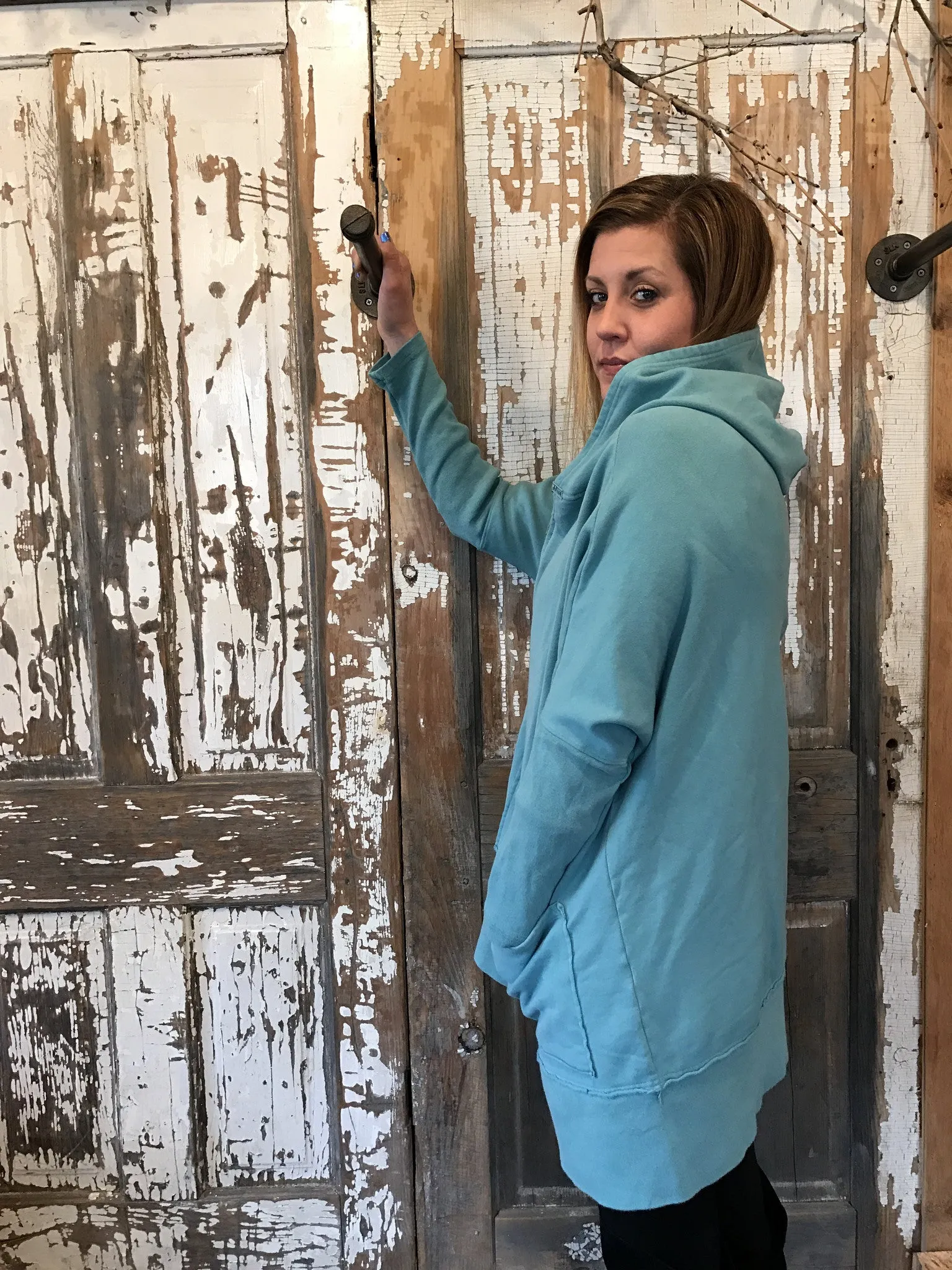 Super Comfy Soft Aqua Hoodie