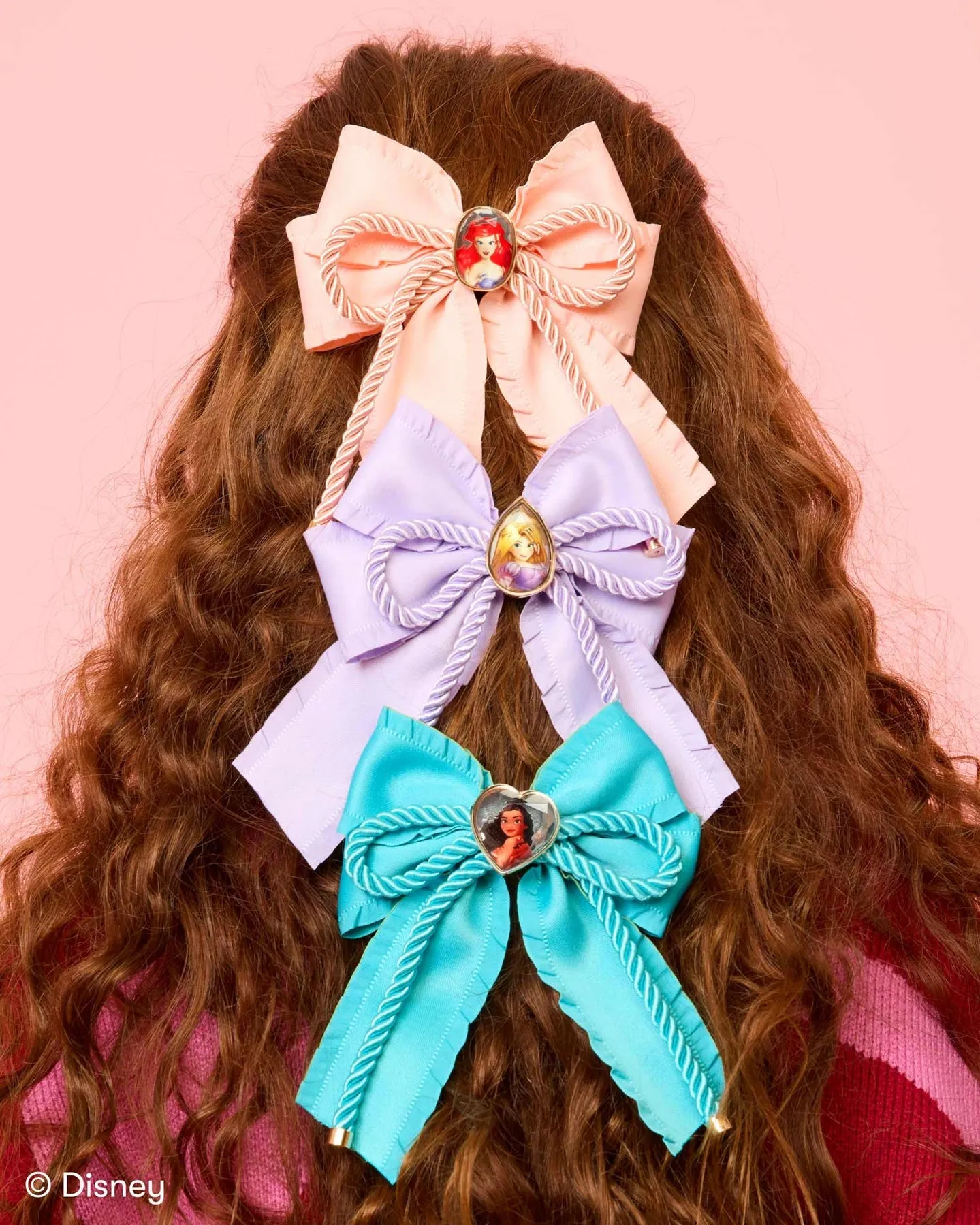 Super Smalls Disney Princess 3 Piece Hair Bows Set