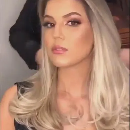 Super soft and smooth golden wig