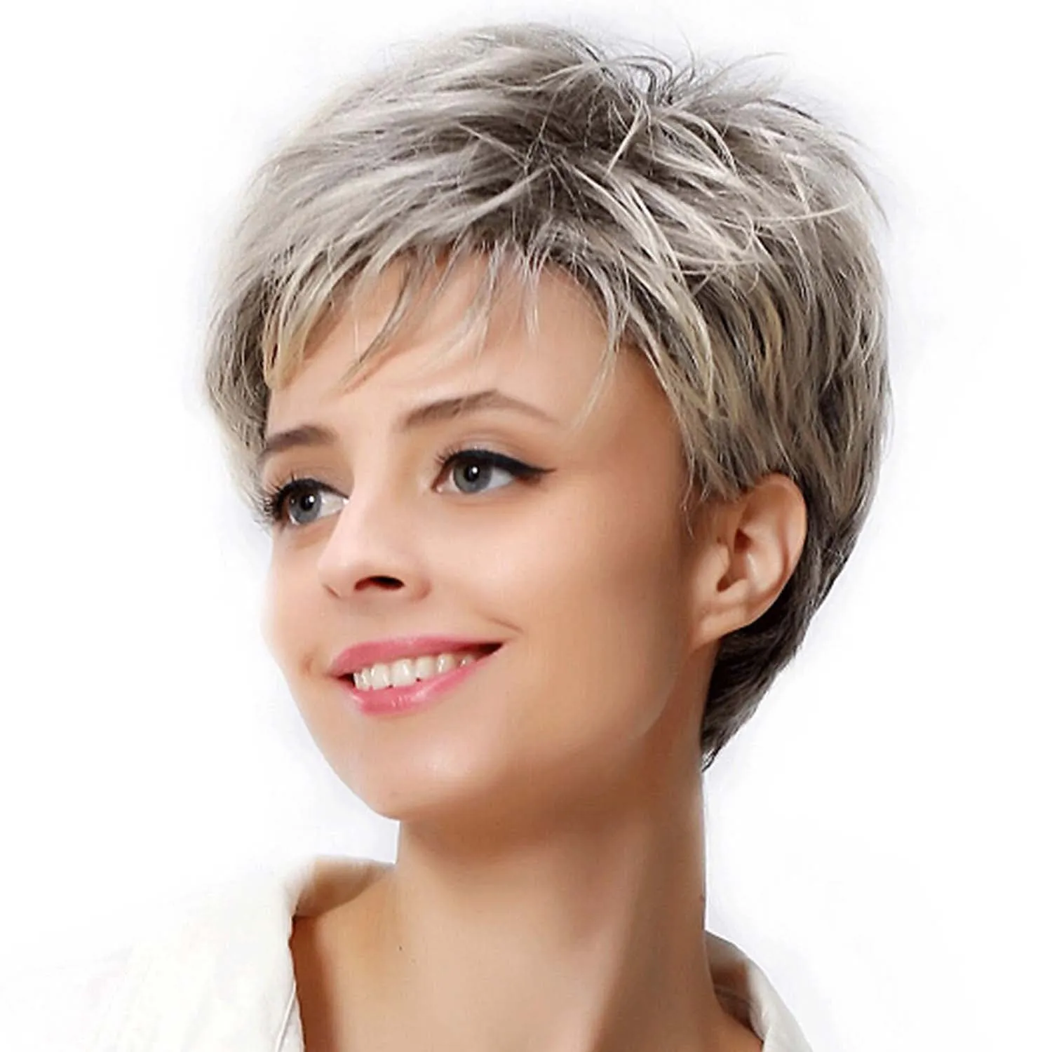 Suzanne | Blonde Short Pixie Cut Straight Synthetic Hair Wig