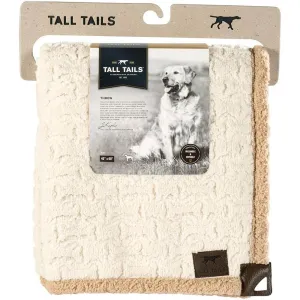 Tall Tails Cream Sherpa Blanket