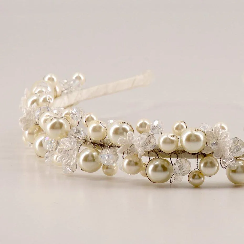 The Juileta Pearl Designer Headband