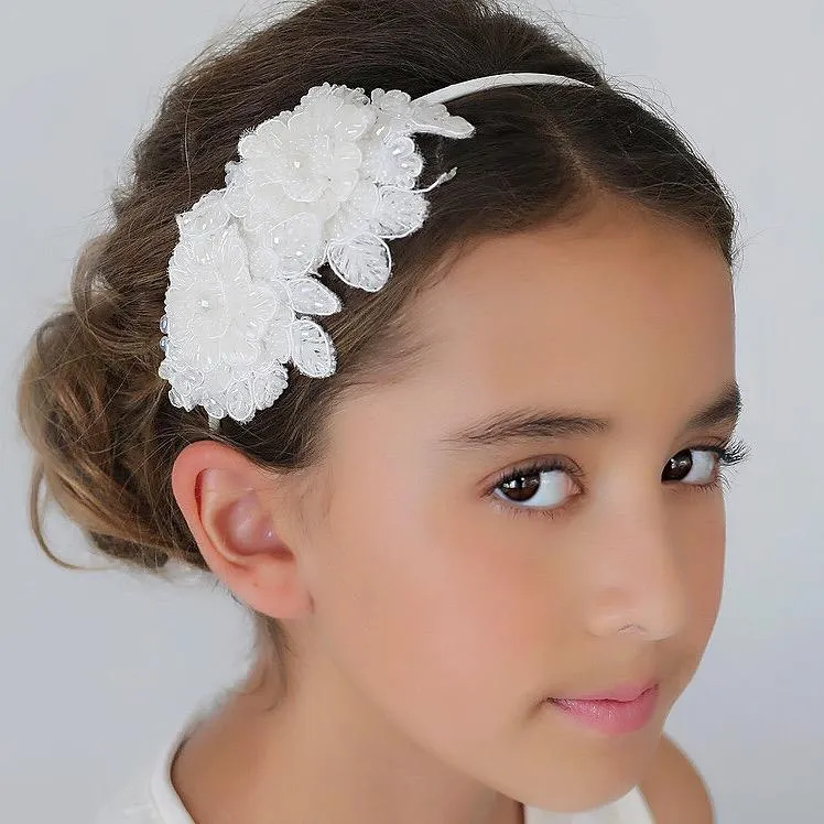 The Miss Sofia Flower Girls Designer Headband