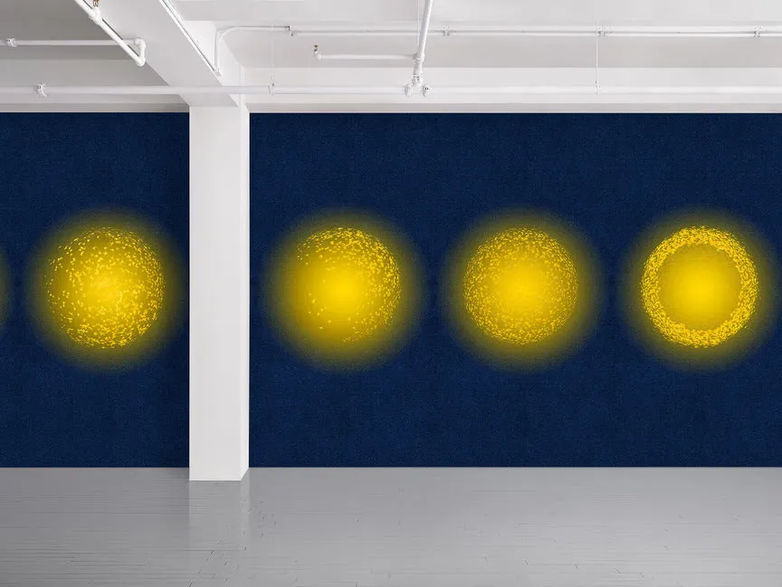 The Singing Spheres Wall Covering by Shahzia Sikander