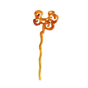 Tortoise Shell Smoky Cloud Hair Chopstick
