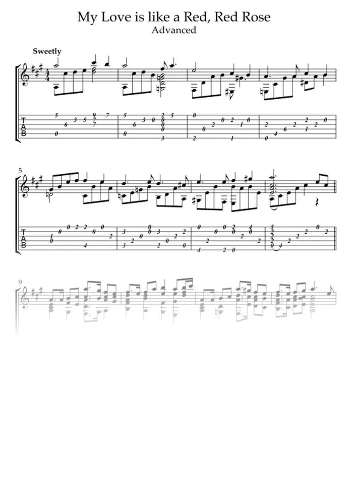 Traditional Scottish Songs For Guitar - PERFECT BOUND VERSION