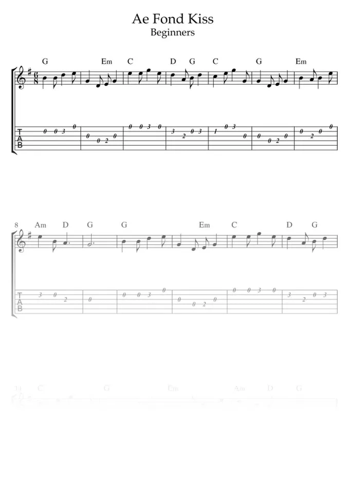 Traditional Scottish Songs For Guitar - PERFECT BOUND VERSION