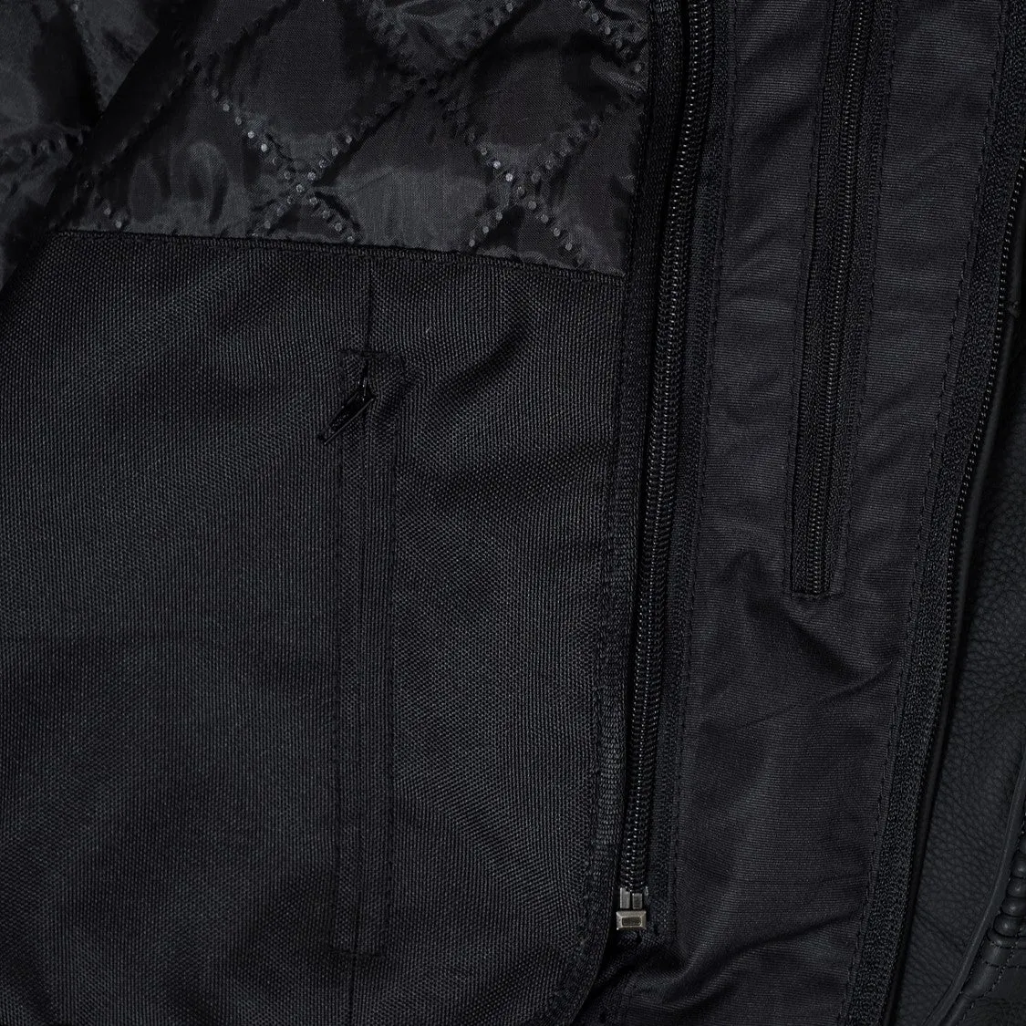 Transporter Black Motorcycle Leather Jacket
