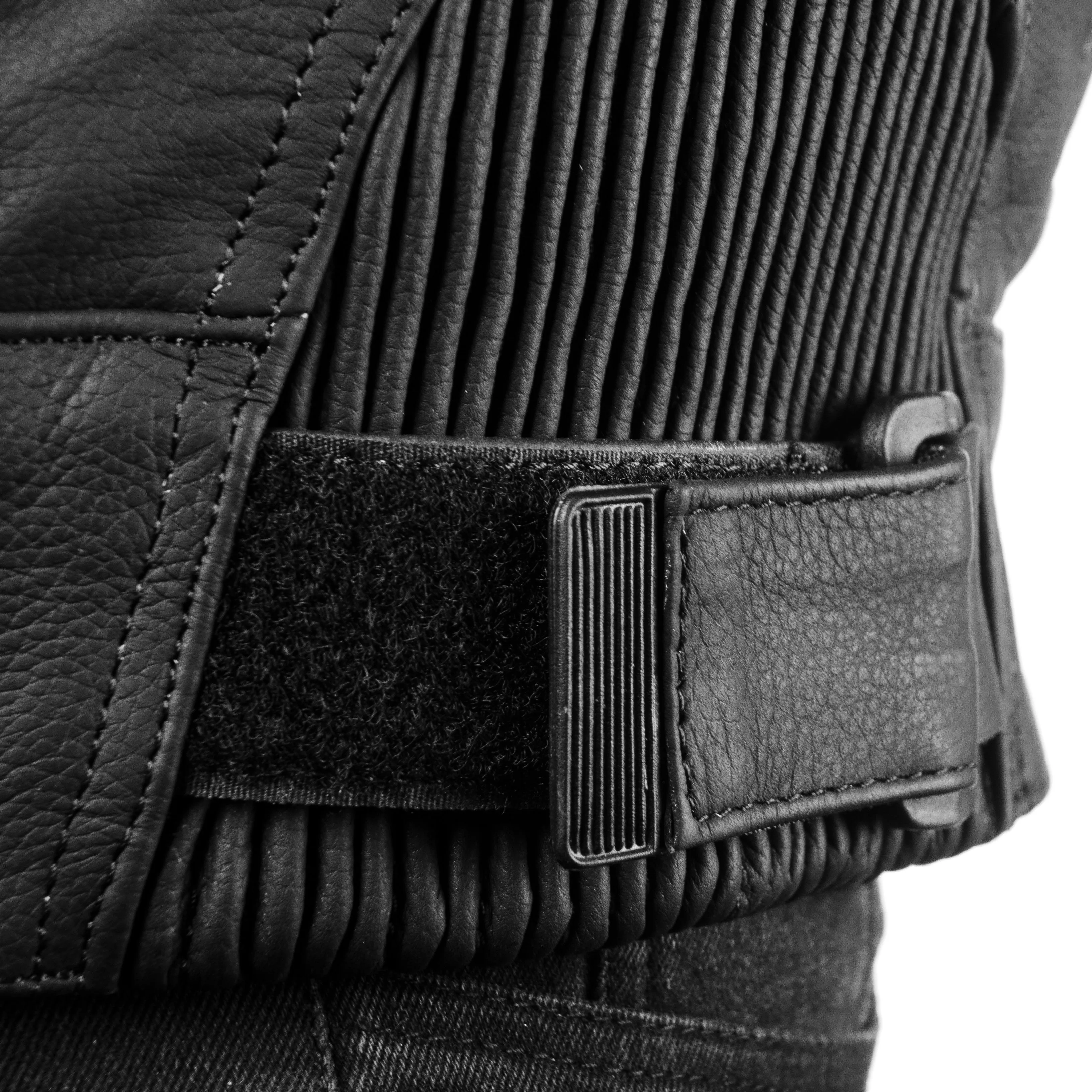 Transporter Black Motorcycle Leather Jacket
