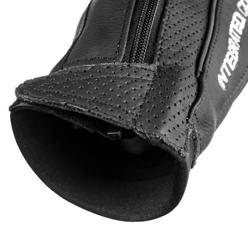 Transporter Black Motorcycle Leather Jacket