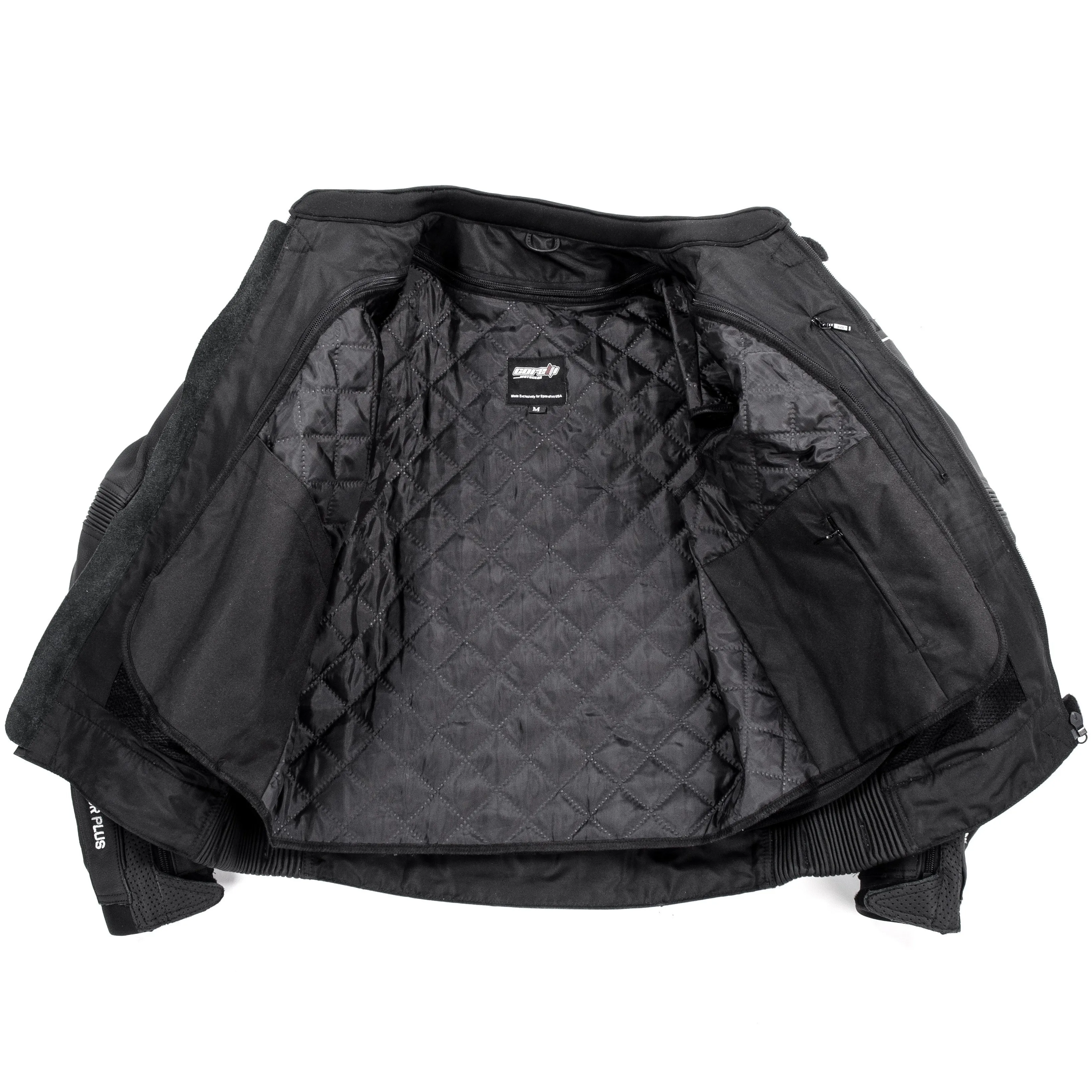 Transporter Black Motorcycle Leather Jacket
