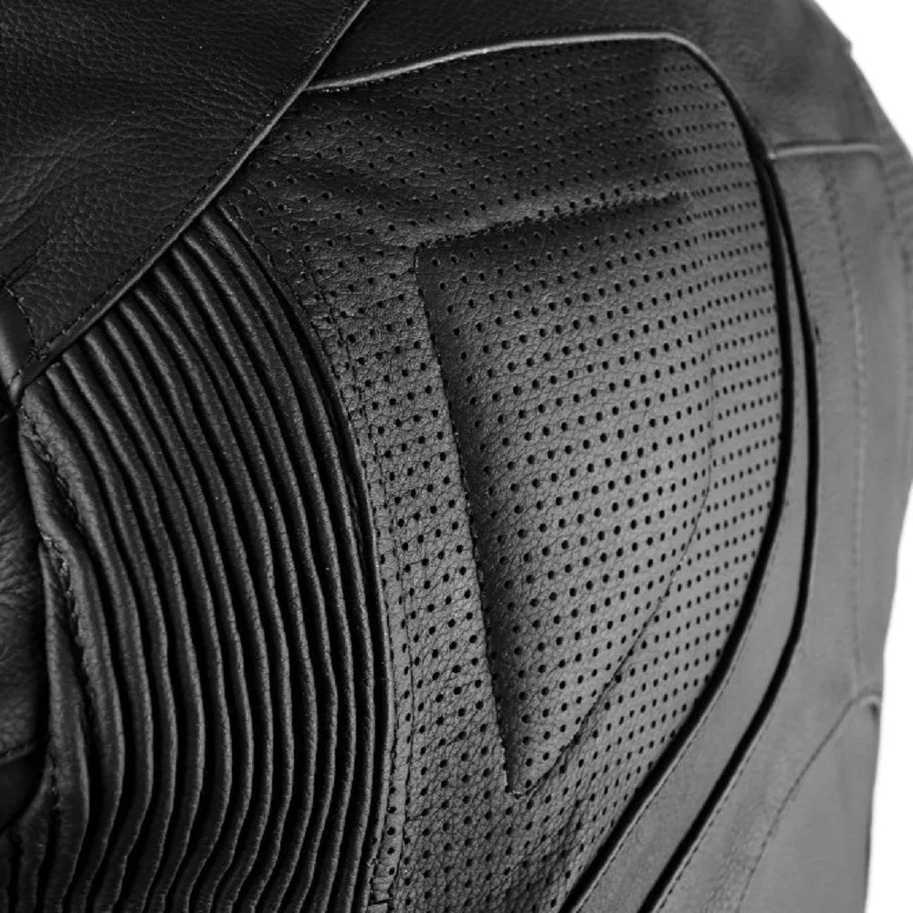 Transporter Black Motorcycle Leather Jacket