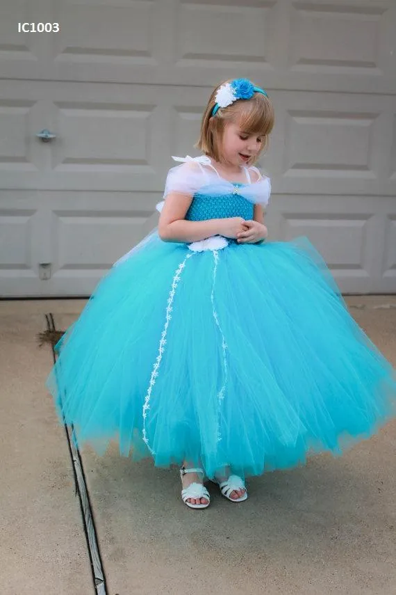 Turquoise Tutu Dress For Girl