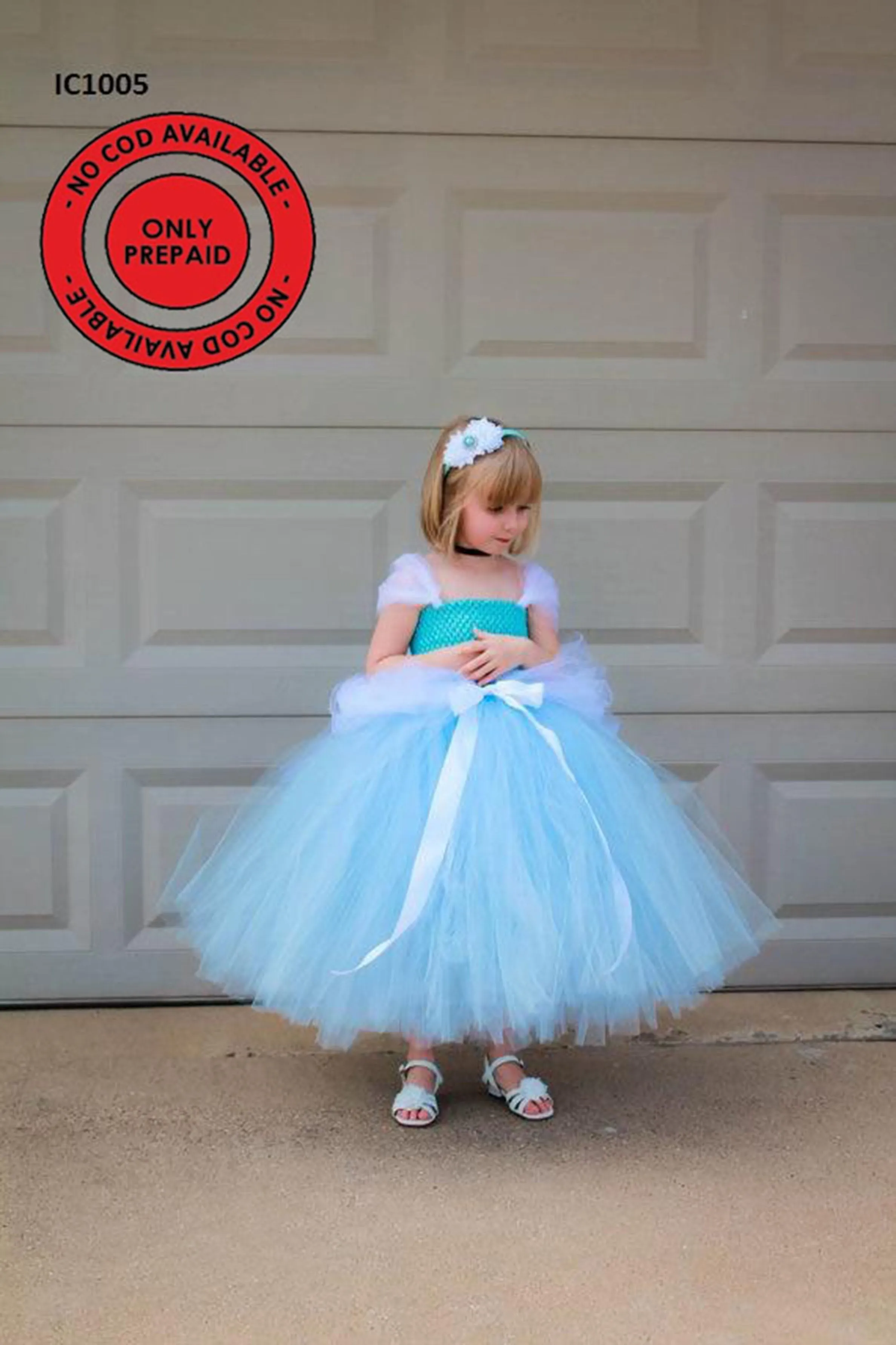 Turquoise Tutu Dress For Girl