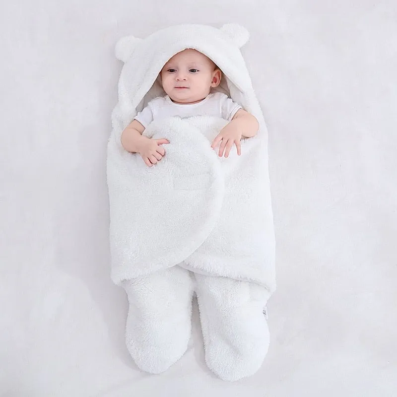 Ultra-Soft Baby Cotton & Fleece Wrap