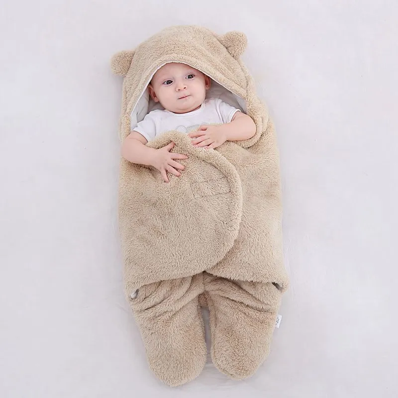Ultra-Soft Baby Cotton & Fleece Wrap