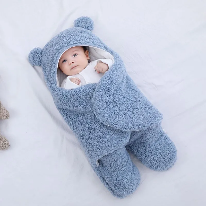 Ultra-Soft Baby Cotton & Fleece Wrap