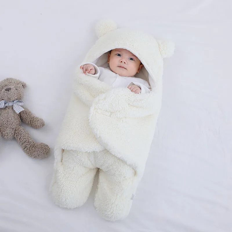Ultra-Soft Baby Cotton & Fleece Wrap