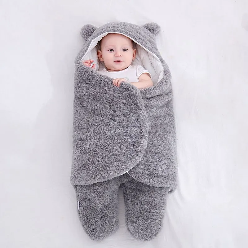 Ultra-Soft Baby Cotton & Fleece Wrap