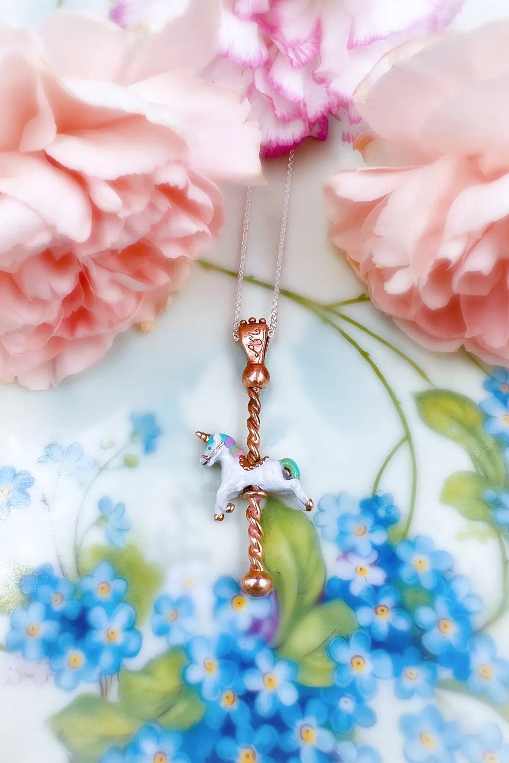 Unicorn Carousel Necklace