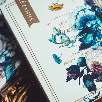 Van Gogh Flowers Rococo Playing Cards