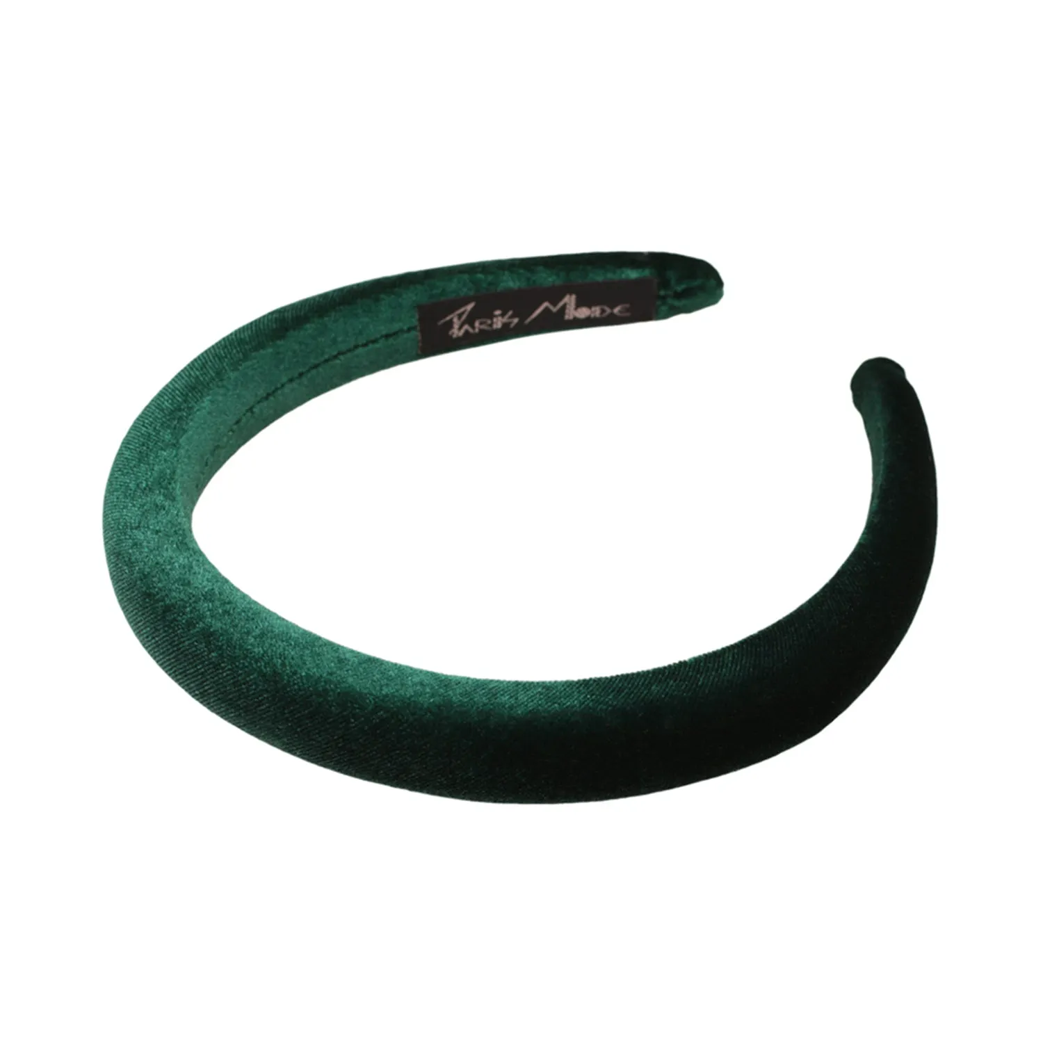 Velvet 1.5 cm Padded Emerald Headband