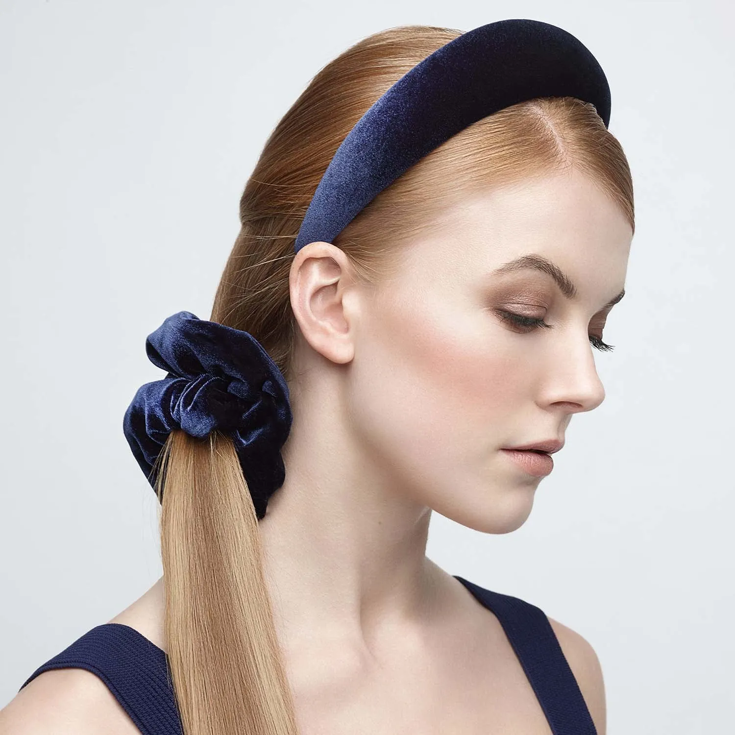 Velvet 3 cm Padded Emerald Headband