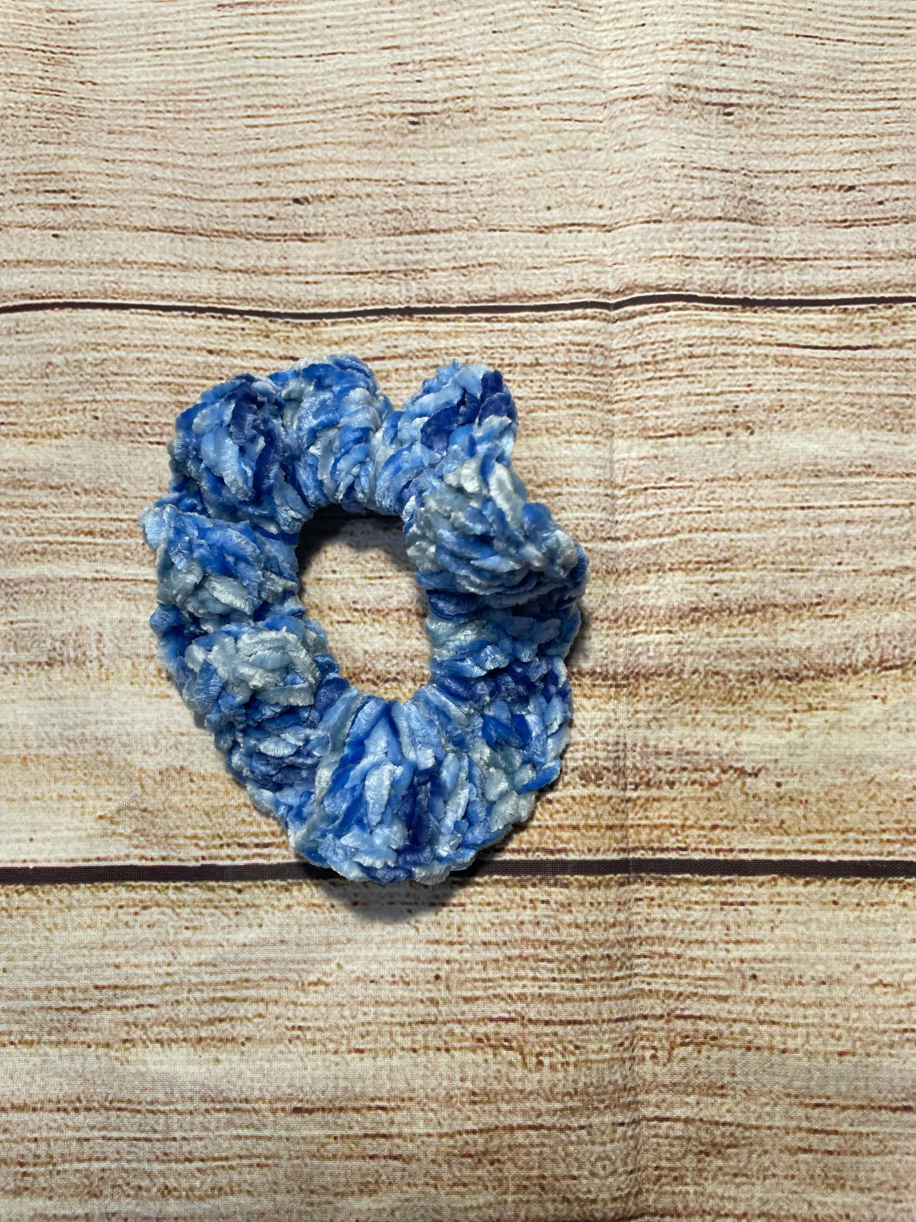 Velvet Crochet Scrunchy