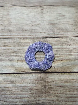 Velvet Crochet Scrunchy