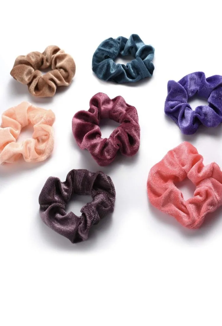 Velvet Plush Scrunchies